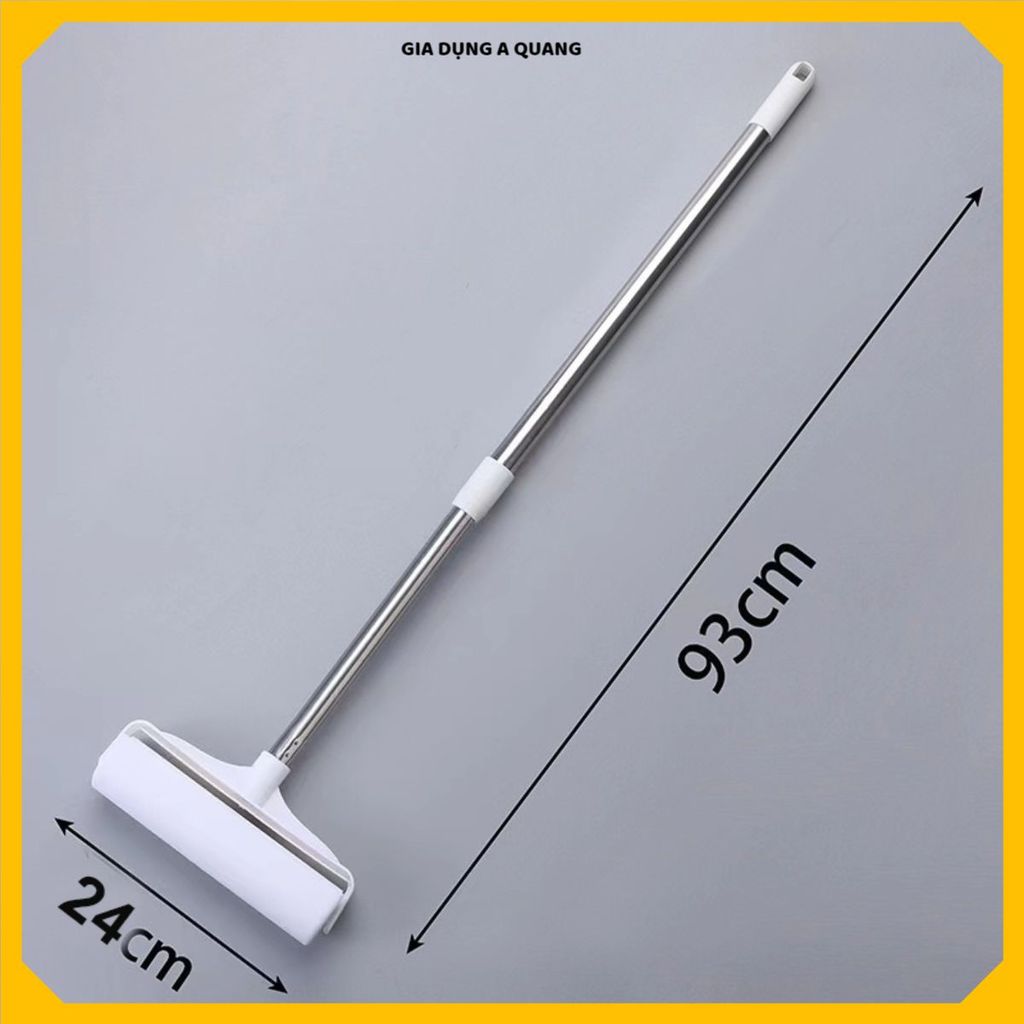 COMBO CÂY LĂN BỤI CÁN DÀI INOX THU GỌN, LÀM SẠCH QUẦN ÁO GIƯỜNG GHẾ SOFA, Tiện Dụng Dễ Dùng