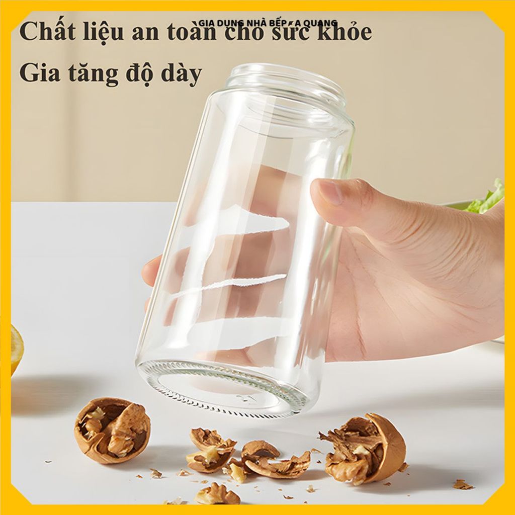 (COMBO 2) BÌNH THỦY TINH ĐỰNG DẦU CÓ TAY CẦM 2 CHẾ ĐỘ, RÓT VÀ PHUN SƯƠNG TIỆN LỢI, Dùng Cho Nhà Bếp Hiện Đại