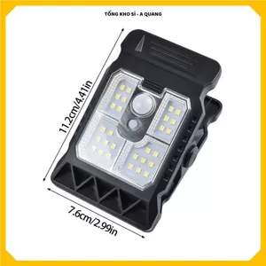 ĐÈN LED NĂNG LƯỢNG MẶT TRỜI LOẠI KẸP, CẢM BIẾN CHUYỂN ĐỘNG THÔNG MINH, Đèn Led Hàng Rào Chống Nước