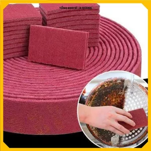 CUỘN CỌ RỬA NỒI XOONG CHẢO 1M, MIẾNG CHÀ BÓNG KIM LOẠI ĐA NĂNG, Làm Sạch Vết Cháy Hiệu Quả