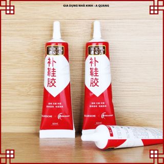 KEO DÁN GIÀY ĐỎ THỂ THAO SIÊU DÍNH 60ML, KEO DÁN TRONG SUỐT DÙNG NHIỆT, Bám Dính Chắc Chắn, Phù Hợp Nhiều Loại Giày