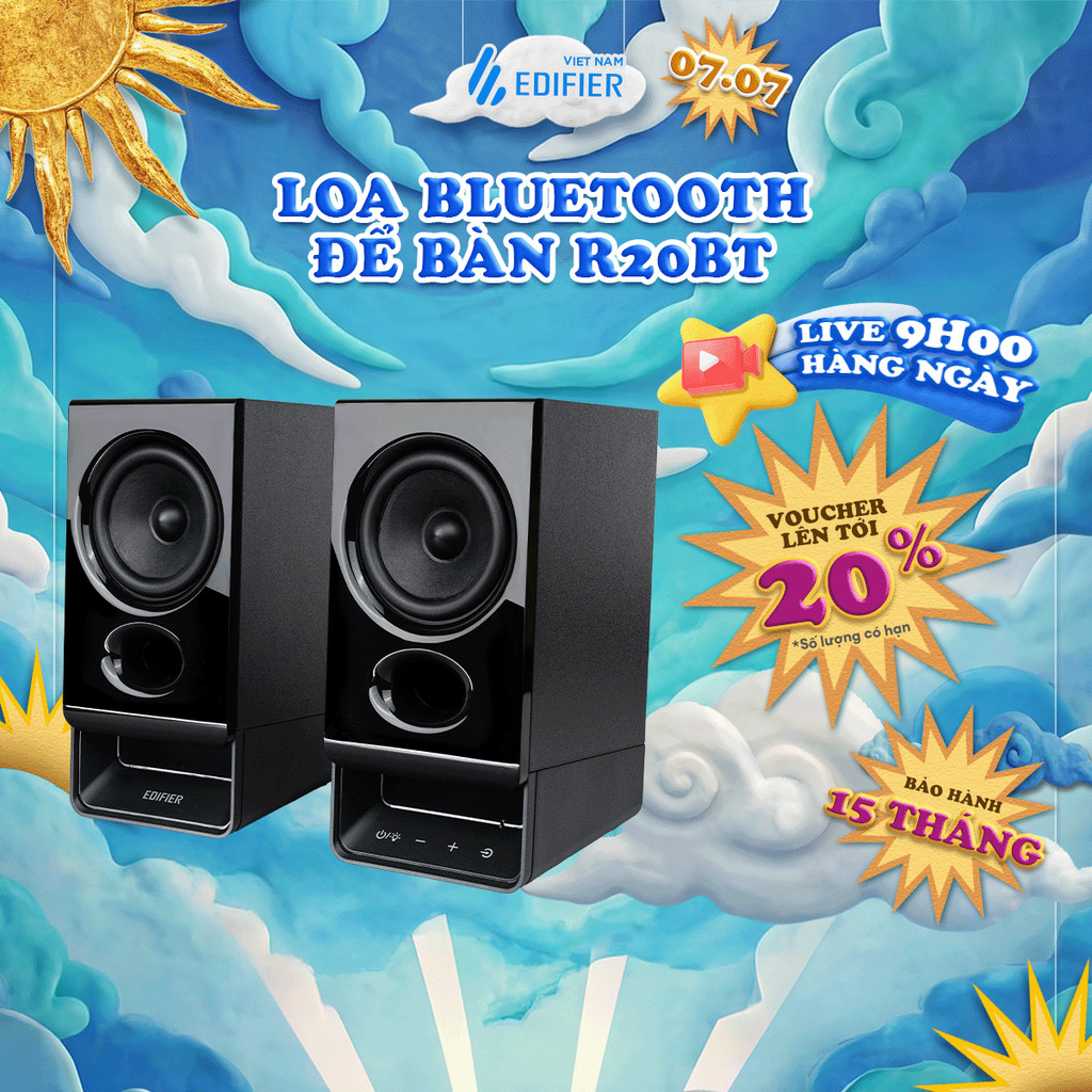 Loa Bluetooth EDIFIER R20BT Để Bàn | Công Suất 5W RMS | Blutooth V6.0 ...