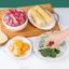 MÀNG BỌC THỰC PHẨM CO GIÃN CÓ CHUN SET 100 CHIẾC- Hình gấu dễ thương, siêu dai, dùng một lần, tiện ích nhà bếp
