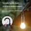 ĐÈN LED NĂNG LƯỢNG MẶT TRỜI CÓ MÓC TREO SIÊU SÁNG - Sạc USB, đèn lều, đèn dã ngoại, chống mất điện, bền bỉ