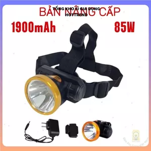 ĐÈN PIN ĐỘI ĐẦU SIÊU SÁNG CÔNG SUẤT CAO SẠC LẠI - Chống nước, đèn LED chiếu xa, phù hợp cắm trại, câu cá