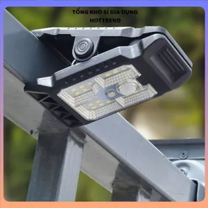 ĐÈN KẸP NĂNG LƯỢNG MẶT TRỜI CẢM ỨNG 3 CHẾ ĐỘ SIÊU SÁNG - Chống nước, ánh sáng trắng, điều chỉnh góc chiếu