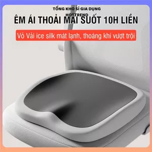 ĐỆM LÓT GHẾ CAO SU NON ĐÀN HỒI CAO CẤP - Êm ái, hỗ trợ ngồi lâu, thiết kế tiện dụng, dễ vệ sinh