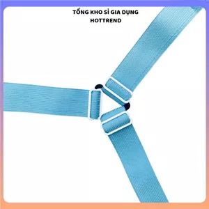 BỘ 4 KẸP GIỮ GA GIƯỜNG CÓ THỂ ĐIỀU CHỈNH KÍCH THƯỚC - Dây chun cố định góc nệm, chống nhăn, chống tuột hiệu quả