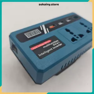 BỘ CHUYỂN ĐỔI NGUỒN PIN 21V SANG 110V 220V - Đế chuyển đổi chân pin 4cm, thiết kế nhỏ gọn, tiện lợi