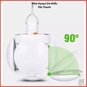 BÓNG ĐÈN LED TÍCH ĐIỆN CÓ THỂ ĐÓNG MỞ 4 CÁNH - Năng lượng mặt trời, ánh sáng trắng, dễ lắp đặt