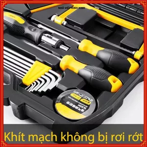 BỘ DỤNG CỤ SỬA CHỮA GIA ĐÌNH 24 MÓN, Bộ Tua Vít Kìm Búa Đa NĂNG,Bộ Tua Vít Kìm Búa Nhỏ Gọn, Dễ Mang Theo Khi Cần