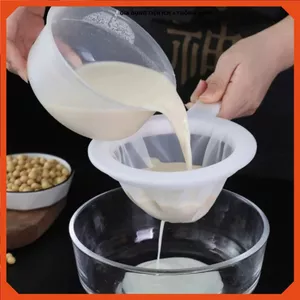 DỤNG CỤ LỌC SỮA ĐẬU NÀNH , VỢT LỌC CAFFE - Lưới Lọc Sữa Hạt Vải Mịn, Rây Lọc Có Tay Cầm Tiện Lợi
