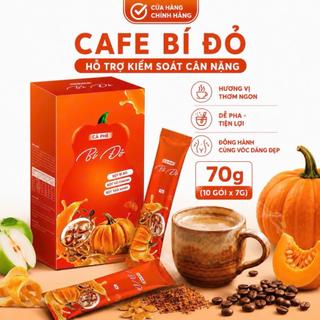 Cà Phê Bí Đỏ Hỗ Trợ Cân Chỉnh Vóc Dáng - Thơm Ngon, Dễ Uống, Tiện Lợi