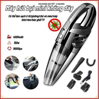 MÁY HÚT BỤI CẦM TAY HOHO ĐA NĂNG, LỰC HÚT MẠNH 18000PA, Thiết Kế Nhỏ Gọn, Dọn Dẹp Gia Đình Hiệu Quả