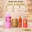 Combo Chăm Sóc Tiết Kiệm Dầu gội Chesy 2000ml Kem ủ tóc Hyamin DTH 1000ml Xịt đạm phục hồi 300ml Sữa tắm Bibee Royal 500