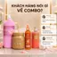 Combo Chăm Sóc Tiết Kiệm Dầu gội Chesy 2000ml Kem ủ tóc Hyamin DTH 1000ml Xịt đạm phục hồi 300ml Sữa tắm Bibee Royal 500