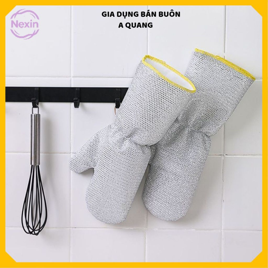 (COMBO 3) ĐÔI BAO TAY LƯỚI RỬA CHÉN BÁT ĐA NĂNG - Bao tay vệ sinh nhà bếp, ngăn tay chạm chất tẩy rửa