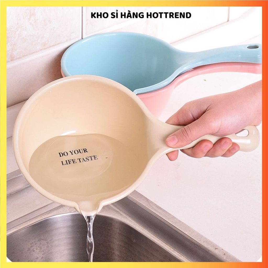 (COMBO 5) GÁO MÚC NƯỚC CÁN DÀI ĐA NĂNG - Gáo múc nước cao cấp, tiện dụng cho gia đình