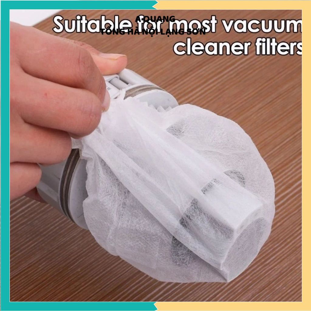 (COMBO 3) TÚI LƯỚI LỌC BỤI MÁY HÚT BỤI CẦM TAY - Set 100 túi bọc lõi lọc, giúp bảo vệ máy hiệu quả