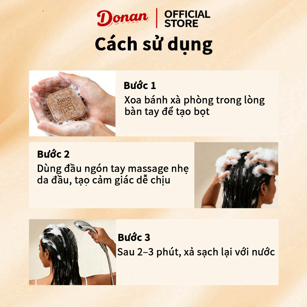 [ Mua 2 Tặng 1 ] Dầu Gội Donan Mọc Tóc, Tẩy Tế Bào Chết, Dưỡng Ẩm Da Đầu, Thảo Dược Tự Nhiên, Chính Hãng