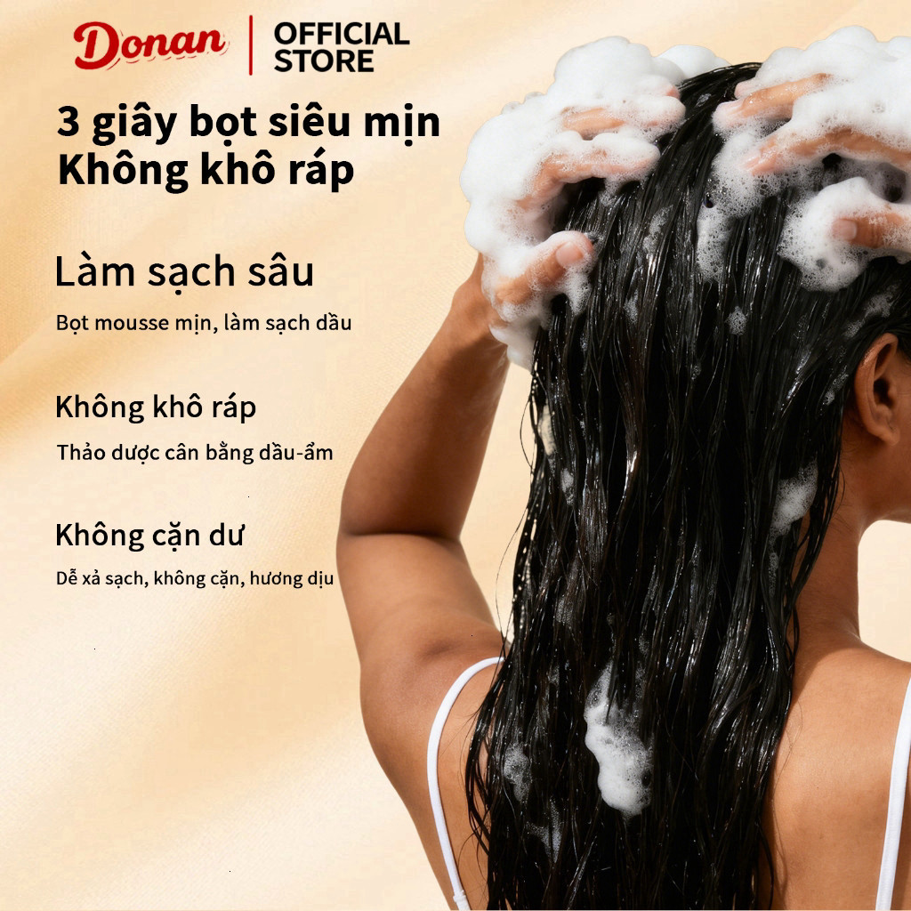 [ Mua 2 Tặng 1 ] Dầu Gội Donan Mọc Tóc, Tẩy Tế Bào Chết, Dưỡng Ẩm Da Đầu, Thảo Dược Tự Nhiên, Chính Hãng