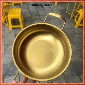 CHẢO MINI INOX CAO CẤP 19CM NẤU LẨU MÌ CAY - Phong cách Hàn Quốc, truyền nhiệt nhanh, dễ vệ sinh