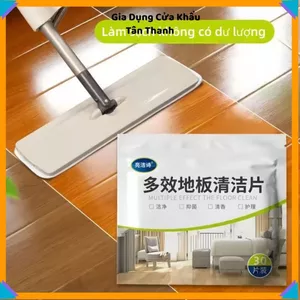 GIẤY LAU SÀN KHỬ KHUẨN 30 MIẾNG - Giấy lau sàn hòa tan đa năng, làm sạch mọi bề mặt