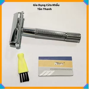 DAO CẠO RÂU CAO CẤP SIÊU BỀN - Dao cạo râu hai lưỡi bằng thép không gỉ, giá rẻ tiện dụng