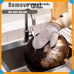 ĐÔI BAO TAY LƯỚI VỆ SINH RỬA CHÉN BÁT TIỆN LỢI - Bao tay rửa chén chống bẩn, bảo vệ tay làm sạch hiệu quả