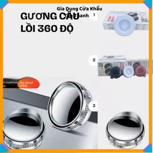 GƯƠNG CẦU LỒI HÍT KÍNH CAO CẤP XOAY 360 - Gương chiếu điểm mù ô tô, tăng tầm nhìn khi lái xe