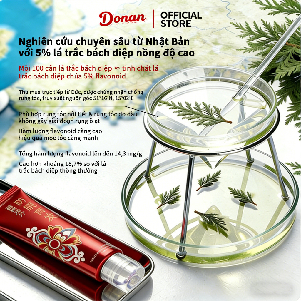 Donan xịt mọc tóc / Giảm Rụng Tóc Polygonum Multiflorum Hair Oil / Tinh chất chống rụng tóc & tăng trưởng / đầu Unisex
