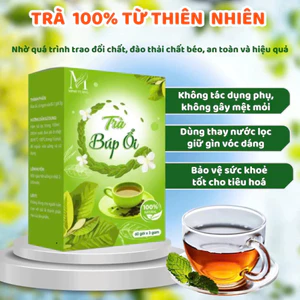 Trà Búp Ổi Mộc Tâm Hộp 60 Gói ✅ Trà giảm mỡ thanh lọc cơ thể ngăn ngừa tiểu đường an toàn