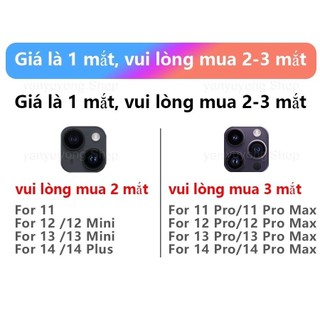 Kính cường lực iphone đính đá bảo vệ camera 11/11pro/11promax/12/12pro/12promax/13/13pro/13promax/14/14promax RABBI