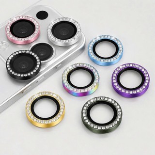Kính cường lực iphone đính đá bảo vệ camera 11/11pro/11promax/12/12pro/12promax/13/13pro/13promax/14/14promax RABBI