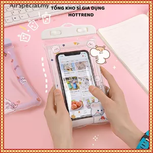 TÚI CHỐNG NƯỚC ĐIỆN THOẠI CAO CẤP - Túi đựng điện thoại chống bụi, dây đeo cổ tiện lợi