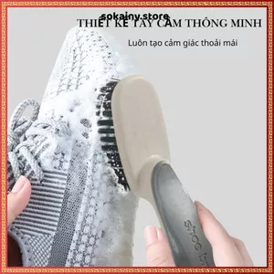 BÀN CHẢI CHÀ GIÀY DÉP ĐA NĂNG CÓ TAY CẦM DÀY - Dễ dàng làm sạch giày dép và quần áo, tiện lợi sử dụng