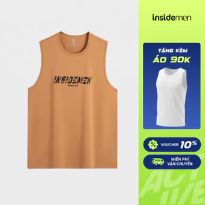 Áo Thun Ba Lỗ Tanktop Nam Insidemen Bền Màu Co Giãn Ít Nhăn ITL096AS0