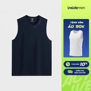 Áo Ba Lỗ Tanktop Nam Insidemen mềm mại, thấm hút tốt, thoáng khí ITL097AS0