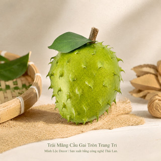 Trái cây giả, Trái Mãng Cầu Gai Tròn trang trí Cao cấp | Trái Cây Nhựa foam, Trái Cây trang trí, Trái Cây Mô Hình