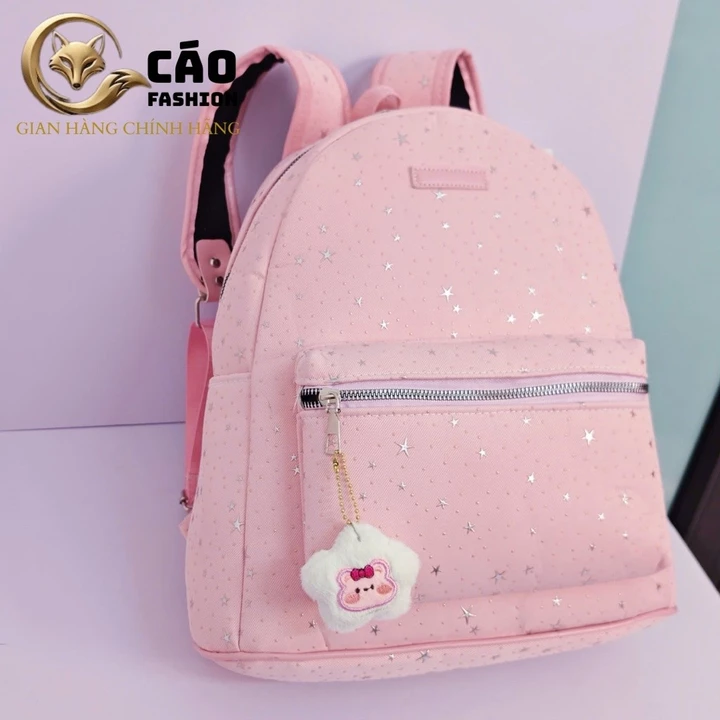 Balo đi học Nam -Nữ in sao full cặp ( tặng cham) balo CÁO FASHION đựng sách vở và laptop,balo đi học,balo du lịch yt90 – 6