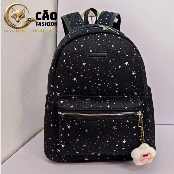 Balo đi học Nam -Nữ in sao full cặp ( tặng cham) balo CÁO FASHION đựng sách vở và laptop,balo đi học,balo du lịch yt90 – 5