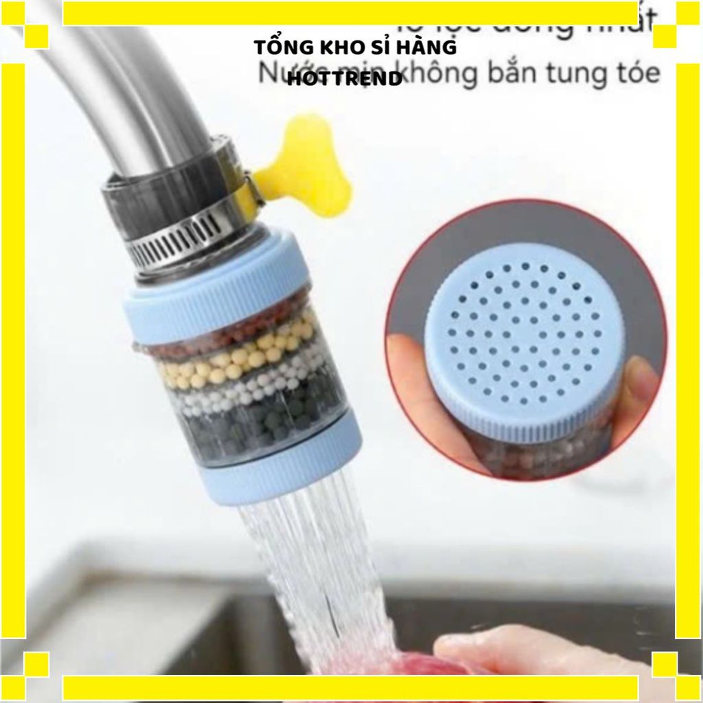 VÒI LỌC TRỰC TIẾP TẠI VÒI AN TOÀN SIÊU SẠCH - Đầu Lọc Nước Mở Rộng Vòi Thế Hệ Mới,Đầu Lọc Nước Gắn Vòi 6 Tầng