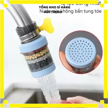 VÒI LỌC TRỰC TIẾP TẠI VÒI AN TOÀN SIÊU SẠCH - Đầu Lọc Nước Mở Rộng Vòi Thế Hệ Mới,Đầu Lọc Nước Gắn Vòi 6 Tầng