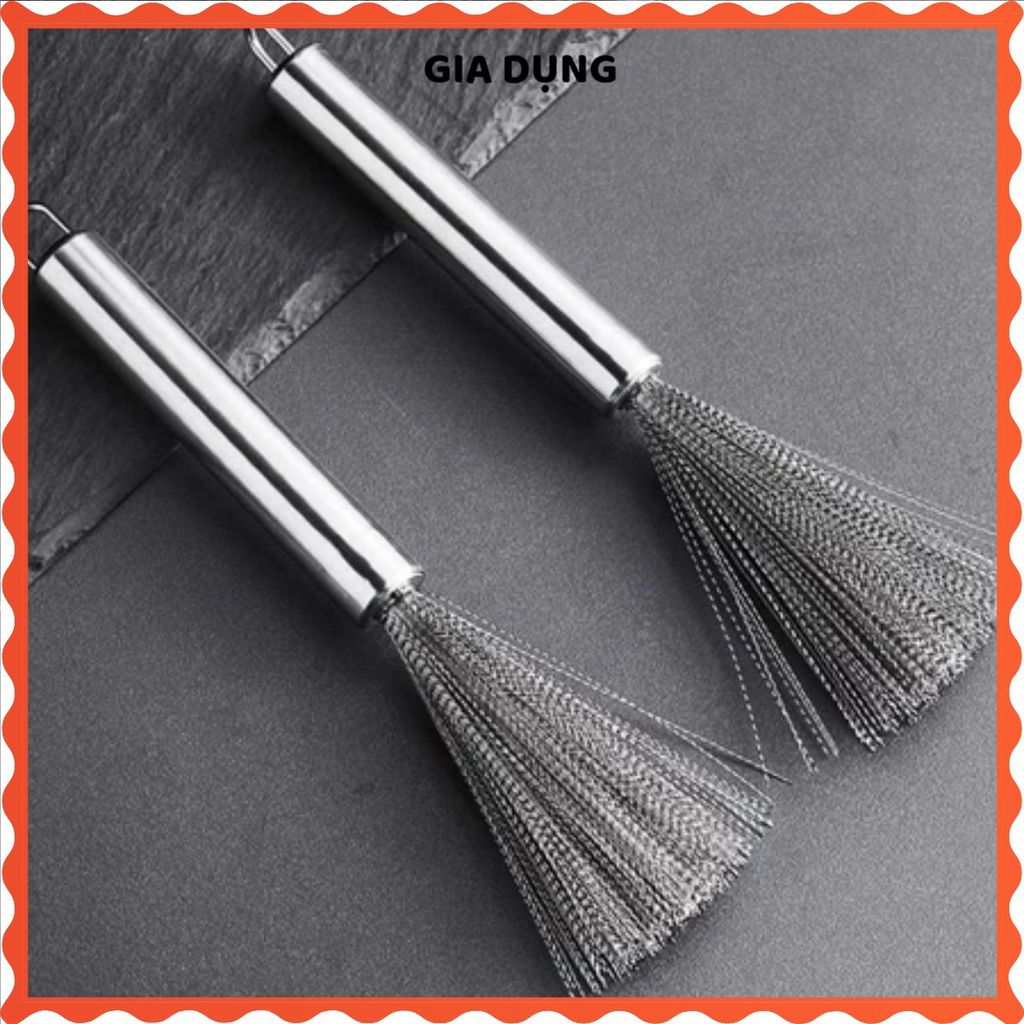 (COMBO 3) CỌ CHÀ RỬA NỒI CHẢO INOX CAO CẤP - Búi thép cứng đánh sạch vết bẩn, vệ sinh nhà bếp tiện lợi