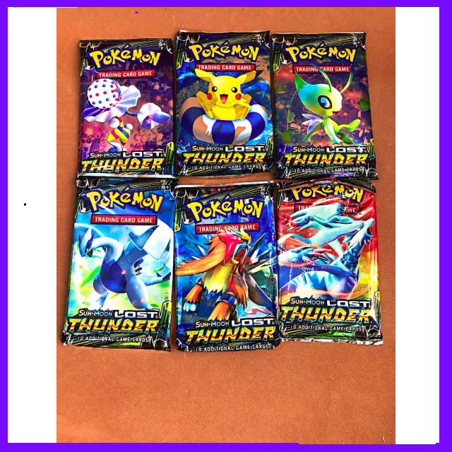 1 pack bài Pokemon giá rẻ, bộ thẻ sưu tầm chính hãng cho trẻ em ...