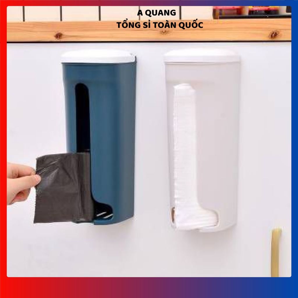 HỘP ĐỰNG TÚI NILON ĐA NĂNG CAO CẤP - Đựng túi rác, khăn giấy, túi bóng gọn gàng, tiết kiệm không gian