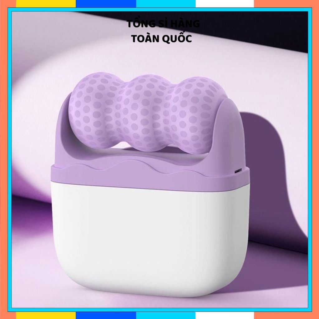 CON LĂN MASSAGE LẠNH 2 ĐẦU CAO CẤP - Ice Roller làm dịu da, giảm sưng, se khít lỗ chân lông