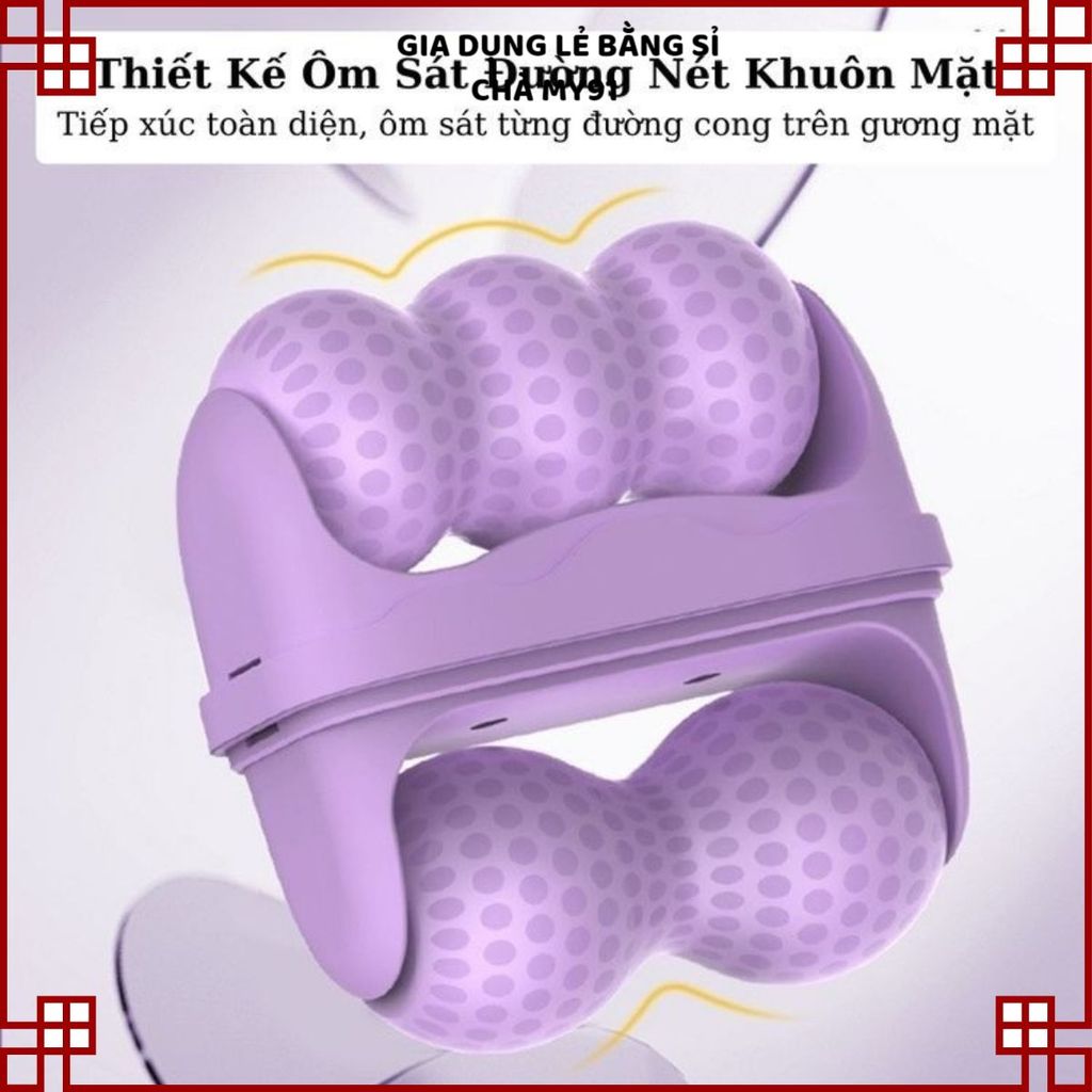 CÂY LĂN ĐÁ LẠNH 2 ĐẦU MASSAGE MẶT - Làm mát nhanh, hỗ trợ nâng cơ, giảm sưng, săn chắc da