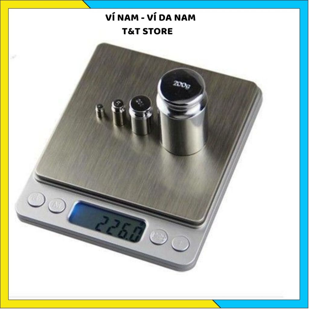 CÂN ĐIỆN TỬ MINI 3KG CAO CẤP - Cân tiểu ly chính xác, màn hình LCD, dùng cho nhà bếp và làm bánh