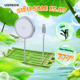 Đế sạc không dây từ tính Ugreen MagFlow | Công suất 15W/25W | Thiết kế nhỏ gọn | Bảo hành 18 tháng 1 đổi 1 | 55959